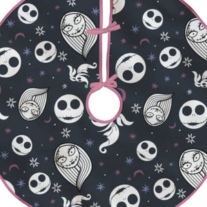 Disney Tim Burton's The Nightmare Before Christmas Fabric Hallmark Tree Skirt, 48"
