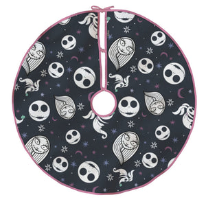 Disney Tim Burton's The Nightmare Before Christmas Fabric Hallmark Tree Skirt, 48"