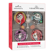 Load image into Gallery viewer, Mini Disney Tim Burton&#39;s The Nightmare Before Christmas Hallmark Tree Topper and Ornaments, Set of 5
