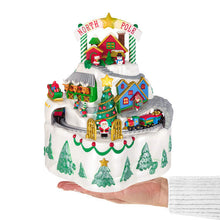Load image into Gallery viewer, North Pole Village Tabletop Decoration With Light, Sound and Motion
