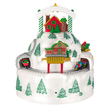 Load image into Gallery viewer, North Pole Village Tabletop Decoration With Light, Sound and Motion
