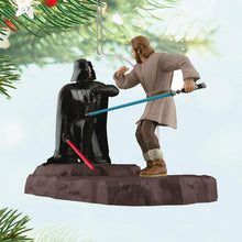 Load image into Gallery viewer, Star Wars: Obi-Wan Kenobi™ Face-Off With Darth Vader™ Ornament With Sound
