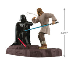 Load image into Gallery viewer, Star Wars: Obi-Wan Kenobi™ Face-Off With Darth Vader™ Ornament With Sound
