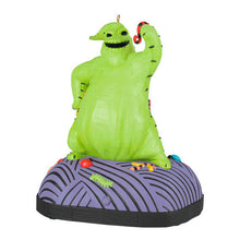 Load image into Gallery viewer, Disney Tim Burton&#39;s The Nightmare Before Christmas Oogie Boogie Ornament With Sound and Motion
