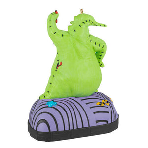 Disney Tim Burton's The Nightmare Before Christmas Oogie Boogie Ornament With Sound and Motion