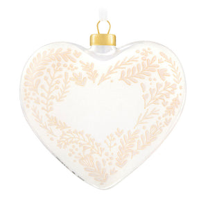 Our Christmas Together 2025 Glass Ornament