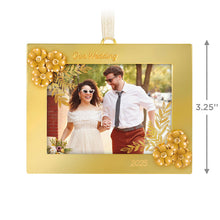 Load image into Gallery viewer, Our Wedding 2025 Photo Frame Metal Ornament
