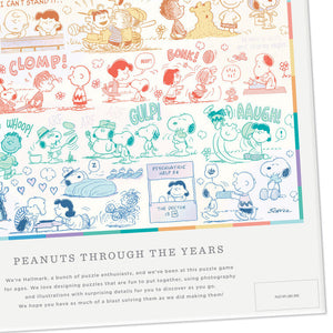 Peanuts® 75th Anniversary Through the Years 1000-Piece Jigsaw Puzzle