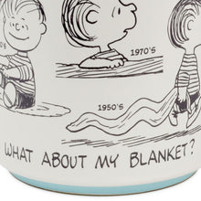 Load image into Gallery viewer, Peanuts® 75th Anniversary Linus Through the Decades Mug, 17.5 oz.
