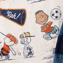 Load image into Gallery viewer, Peanuts® Athletic Club Two-Sided Throw Blanket, 50x60
