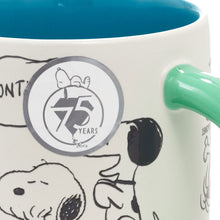 Load image into Gallery viewer, Peanuts® 75th Anniversary Snoopy Through the Decades Mug, 17.5 oz.
