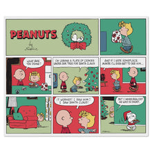 Load image into Gallery viewer, Peanuts® Christmas Comic Strip Throw Blanket, 50x60
