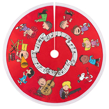 Load image into Gallery viewer, Mini The Peanuts® Gang Fabric Tree Skirt, 12"
