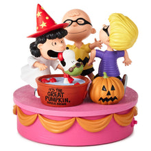 Load image into Gallery viewer, Peanuts® Great Pumpkin 60th Anniversary Apple Bobbing Figurine With Sound, 5.5"

