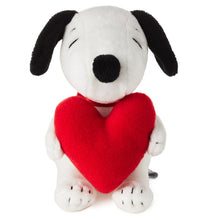 Load image into Gallery viewer, Peanuts® Snoopy With Heart Zip-Along Plush Toy
