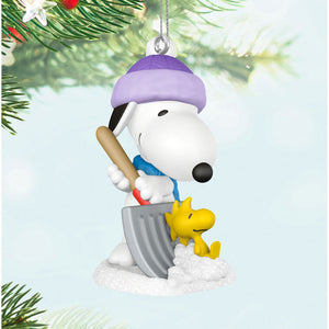 Mini Peanuts® Winter Fun With Snoopy Ornament, 1"