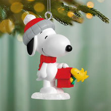 Load image into Gallery viewer, Mini Peanuts® Winter Fun With Snoopy Ornament, 1.25"
