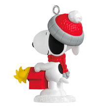Load image into Gallery viewer, Mini Peanuts® Winter Fun With Snoopy Ornament, 1.25"
