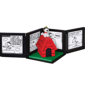 Peanuts® 75th Anniversary Snoopy as The Flying Ace Musical Ornament