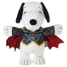 Load image into Gallery viewer, Peanuts® Snoopy the Vampire Beagle Halloween Plush With Sound and Motion, 11&quot;
