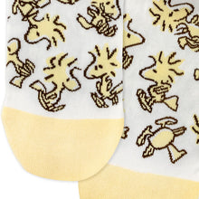 Load image into Gallery viewer, Peanuts® Woodstock Collage Novelty Crew Socks
