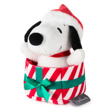 Load image into Gallery viewer, Peanuts® Snoopy in Present Zip-Along Plush Toy
