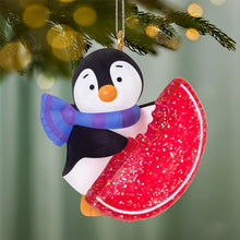 Load image into Gallery viewer, Mini Petite Penguins A Sweet Treat Ornament, 1"
