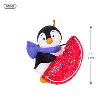 Load image into Gallery viewer, Mini Petite Penguins A Sweet Treat Ornament, 1"
