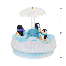 Load image into Gallery viewer, Playful Penguins Musical Ornament With Light and Motion
