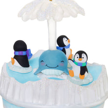 Load image into Gallery viewer, Playful Penguins Musical Ornament With Light and Motion
