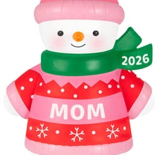 Load image into Gallery viewer, Mom Snowman 2026 Ornament
