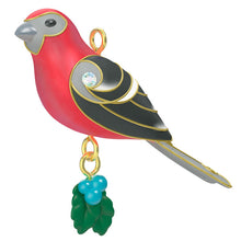 Load image into Gallery viewer, Mini Pine Grosbeak Ornament, 1"
