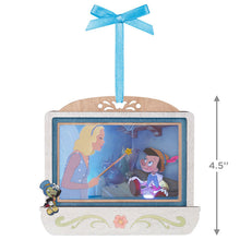 Load image into Gallery viewer, Disney Pinocchio 85th Anniversary Geppetto’s Wish Come True Papercraft Ornament With Light
