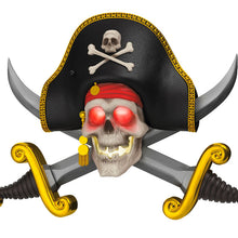 Load image into Gallery viewer, Disney Pirates of the Caribbean Collection The Talking Skull Ornament With Light and Sound - Hallmark Timmins
