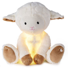 Load image into Gallery viewer, Lamb Plush With Light-Up Cross, 11.25"
