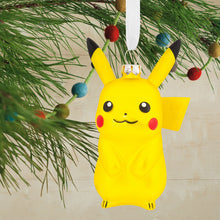 Load image into Gallery viewer, Pokémon Pikachu Blown Glass Hallmark Ornament
