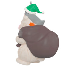 Load image into Gallery viewer, Snowball and Tuxedo Gift Givers Ornament
