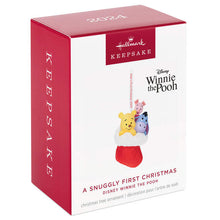 Load image into Gallery viewer, Disney Winnie the Pooh A Snuggly First Christmas 2024 Ornament
