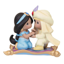 Load image into Gallery viewer, Disney Precious Moments Aladdin and Jasmine Porcelain Ornament

