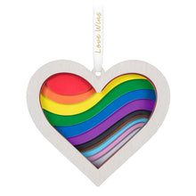 Load image into Gallery viewer, Love Wins Papercraft Ornament
