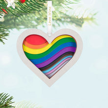 Load image into Gallery viewer, Love Wins Papercraft Ornament
