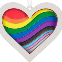 Load image into Gallery viewer, Love Wins Papercraft Ornament
