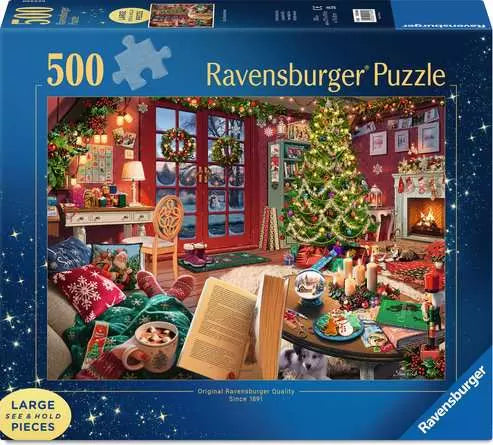 Cozy Christmas Retreat - 500 Piece Puzzle by Ravensburger