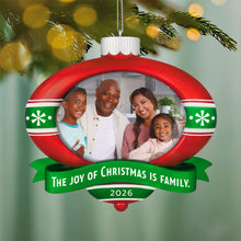 Load image into Gallery viewer, The Joy of Christmas 2026 Photo Frame Ornament
