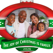 Load image into Gallery viewer, The Joy of Christmas 2026 Photo Frame Ornament
