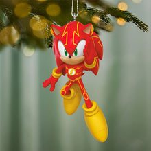 Load image into Gallery viewer, DC™ x Sonic the Hedgehog™ Sonic as The Flash™ Ornament
