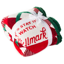 Load image into Gallery viewer, Hallmark Channel Let&#39;s Stay In Oversized Throw Blanket, 80x60
