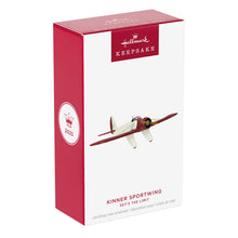 Load image into Gallery viewer, Sky&#39;s the Limit Kinner Sportwing Airplane Ornament

