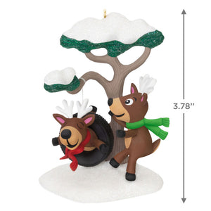 Reindeer Antics Ornament