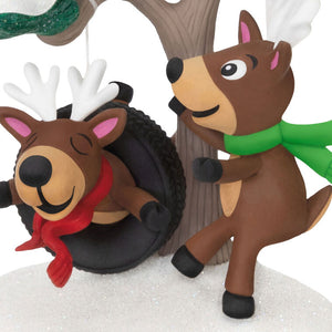 Reindeer Antics Ornament